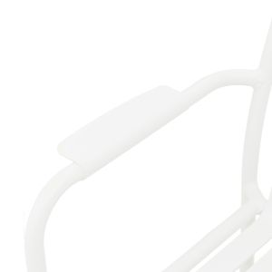 Garden Chair Vista, stackable, aluminum in white, 62X60X84 cm