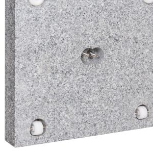 Granite base for umbrella 40 kg with handle and wheels HM6564--PIPE with diameter φ48