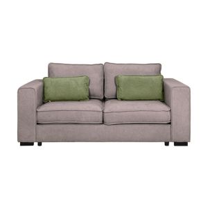 Двумесен диван Huelva кафяв плат 181X93X86СМ