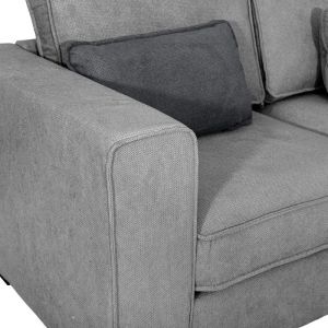 Двумесен диван Huelva сив платеж 181X93X86СМ