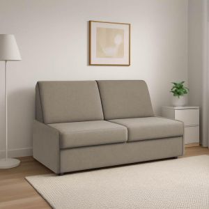 Двумесен разтегателен диван New Orelia бежово-кафяв цвят 164X92X85СМ
