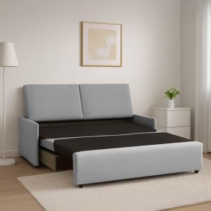 Двумесен разтегателен диван New Orelia сив цвят 164X92X85СМ