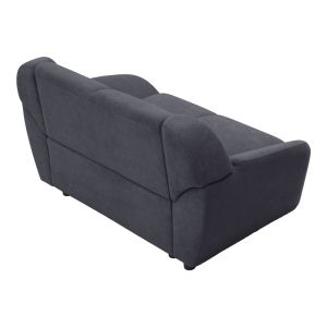 Двуместен диван Echono антрацит плат 144X88X77СМ