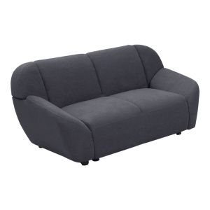 Двуместен диван Echono антрацит плат 144X88X77СМ