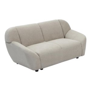 Двуместен диван Echono бежов плат 144X88X77СМ