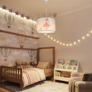 Детски полилей Ballerina Led E27 многоцветен Pvc D30X20СМ