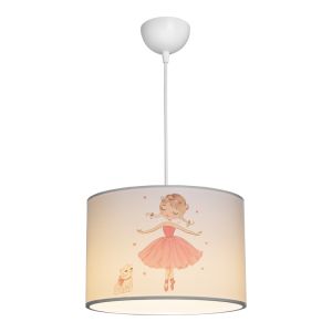 Детски полилей Ballerina Led E27 многоцветен Pvc D30X20СМ