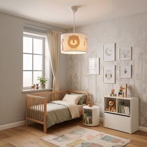 Детски полилей Safari Led E27 многоцветен Pvc D30X20СМ