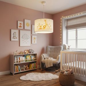 Детски полилей Tots Led E27 многоцветен Pvc D30X20СМ