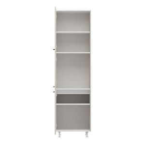 Kitchen cabinet Drina BD60 Ur white-sand glossy color 60X58X214CM