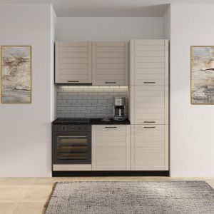 Kitchen cabinet Drina D60 Ur white-sand glossy color 60X55X82CM