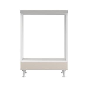 Kitchen cabinet Drina D60 Ur white-sand glossy color 60X55X82CM