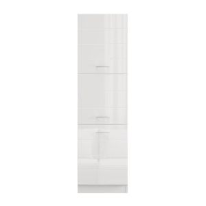 Kitchen cabinet Una BD60 Ur white-white glossy color 60X58X214CM