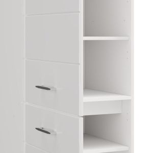 Kitchen cabinet Una BD60 Ur white-white glossy color 60X58X214CM
