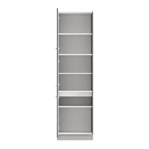 Kitchen cabinet Una BD60 Ur white-gray glossy color 60X58X214CM
