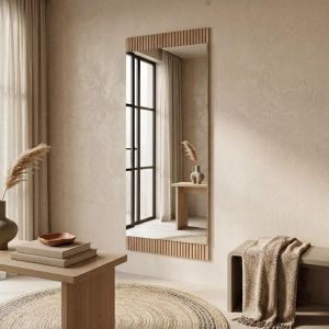 Wall mirror Alicante natural Canella Strada color 47X1.8X120CM