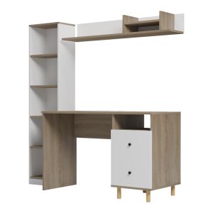Офис модул Kontor Sonoma-white 160X50X162СМ