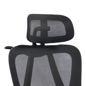 Офис стол Exeter Mesh, черен, 50X58X119-129 см
