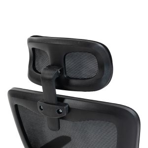 Офис стол Mainz Mesh черен цвят 50X60X112-122СМ