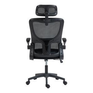Офис стол Mainz Mesh черен цвят 50X60X112-122СМ