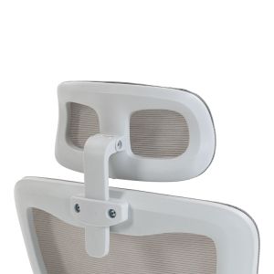 Офис стол Mainz бял - мрежесто сив 50X60X112-122СМ