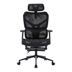 Офис стол Vigo Mesh, черен цвят, 52X70X118-124 см