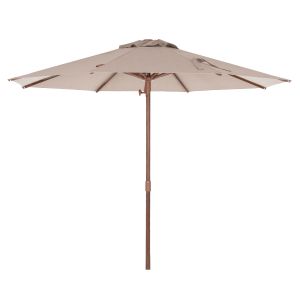 Professional umbrella 3X3M Gladell HM6603.02 beige acrylic - thermally transferred aluminum