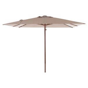Professional umbrella 3X3M Gladell HM6603.02 beige acrylic - thermally transferred aluminum