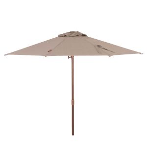 Professional umbrella 3X3M Gladell HM6603.02 beige acrylic - thermally transferred aluminum