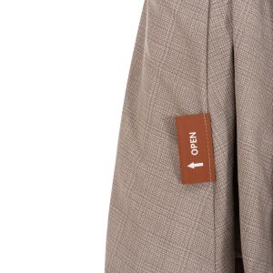 Professional umbrella 3X3M Gladell HM6603.02 beige acrylic - thermally transferred aluminum