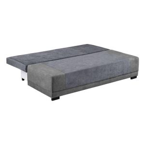Разтегателен диван Quatro тъмносив 200X88X77СМ