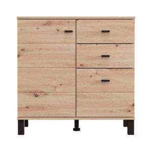 Скрин 77 2K3F1V цвят дъб Artisan 77X35X78СМ