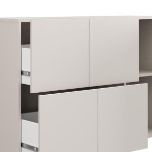 Скрин Argyl 115 3K2F1V цвят кашмир 116X40X79СМ