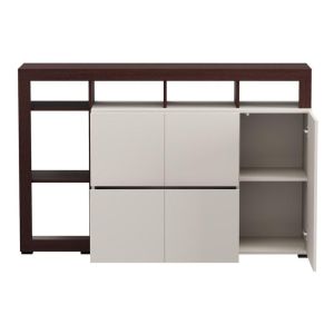 Скрин Argyll 154 3K2F1V оп кашмир с тъмен цвят дъб тейлър 155X40X100СМ