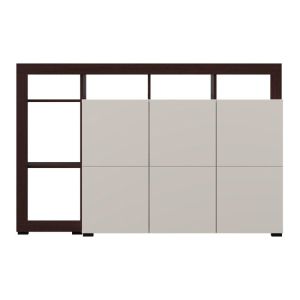 Скрин Argyll 154 3K3V Op кашмир с тъмен цвят дъб тейлър 155X40X100СМ
