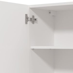 Wall kitchen cabinet Amelia 60A, white-white, high gloss, 60X32X54CM