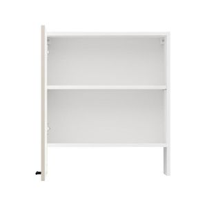 Wall kitchen cabinet Drina V60 Ua, white-sand, high gloss, 60X32X68CM