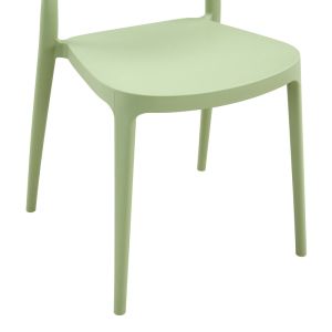 Amvroan chair with UV protection, Pp mint color 51X49X79.5CM