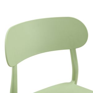 Amvroan chair with UV protection, Pp mint color 51X49X79.5CM