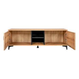 Тв шкаф Alba Artisan дъб - черен 138X40X47СМ