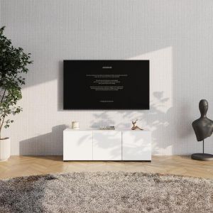 Тв шкаф Argyll Tv 115 3K 1F1V бял цвят 116X40X41СМ