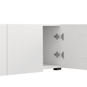 Тв шкаф Argyll Tv 115 3K 1F1V бял цвят 116X40X41СМ