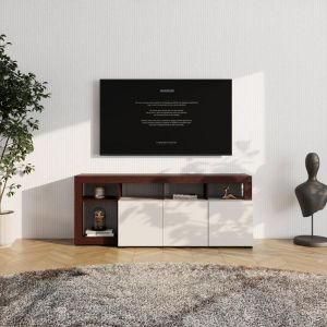 Тв шкаф Argyll Tv 154 3K 1F1V Op кашмир с тъмен дъб тейлър цвят 154X40X61СМ