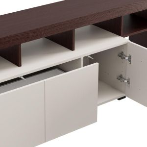 Тв шкаф Argyll Tv 154 3K 1F1V Op кашмир с тъмен дъб тейлър цвят 154X40X61СМ