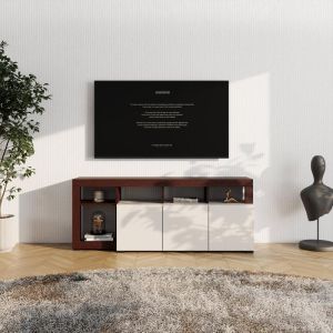Тв шкаф Argyll Tv 154 3K3V Op кашмир с тъмен дъб тейлър 154X40X61СМ