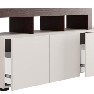 Тв шкаф Argyll Tv 192 4K2F Op кашмир с цвят тъмен дъб тейлър 193X40X61СМ