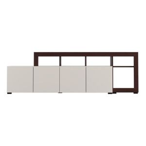 Тв шкаф Argyll Tv 192 4K4V Op кашмир с тъмен дъб тейлър 192X40X61СМ