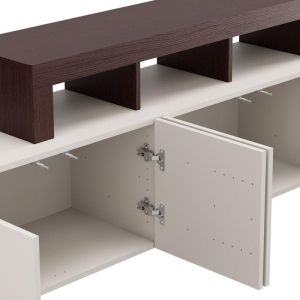 Тв шкаф Argyll Tv 192 4K4V Op кашмир с тъмен дъб тейлър 192X40X61СМ