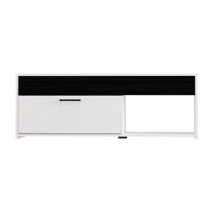 Тв шкаф Grosseto Tv 122 бял-черен дъб 122X33X44СМ