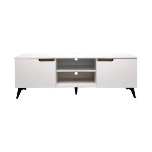 Тв шкаф Kemvio Sonoma-бял 120X38X44СМ